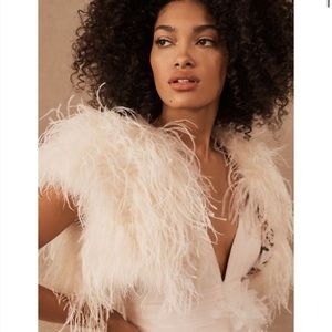 BHLDN Rosemary Shrug Ivory